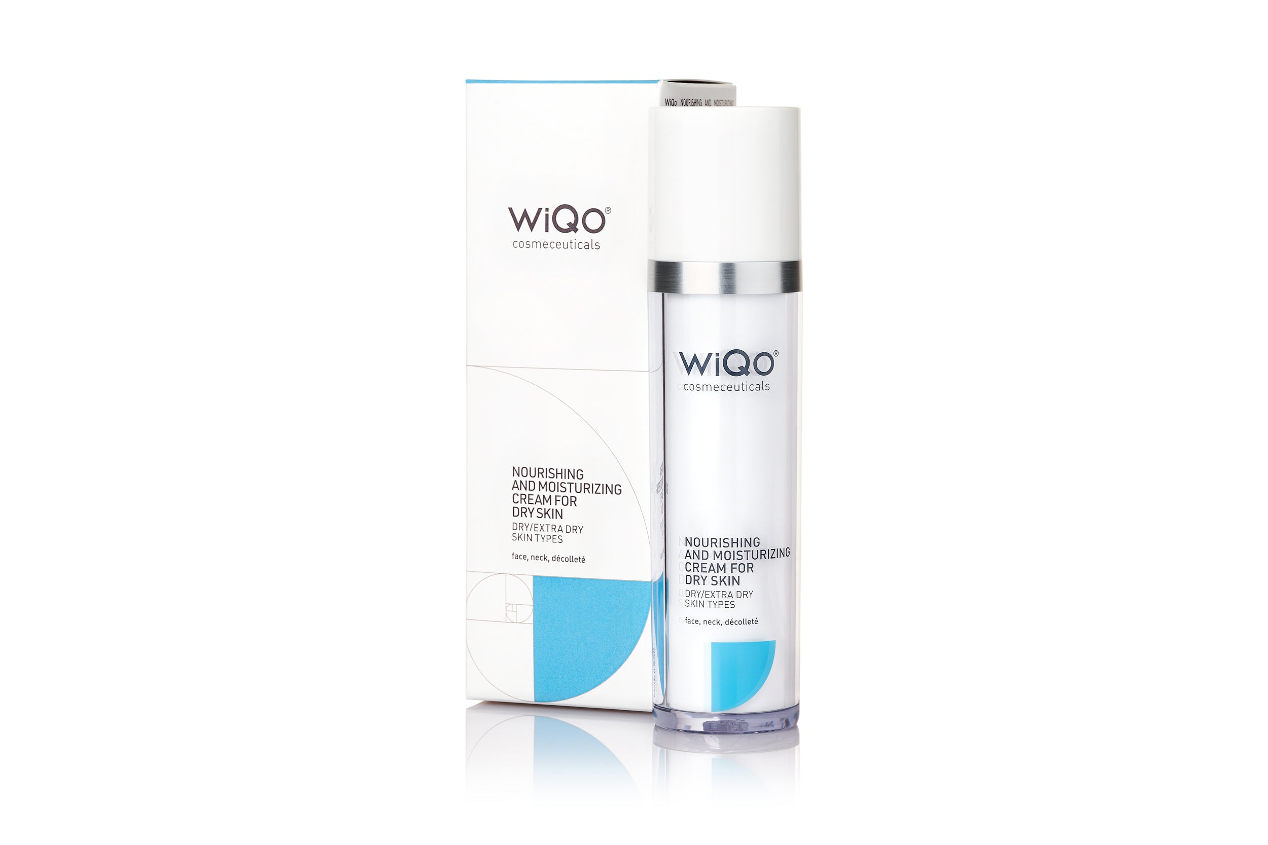 WiQo Nourishing and Moisturizing Cream for Dry Skin, 100 ml, 50 ml