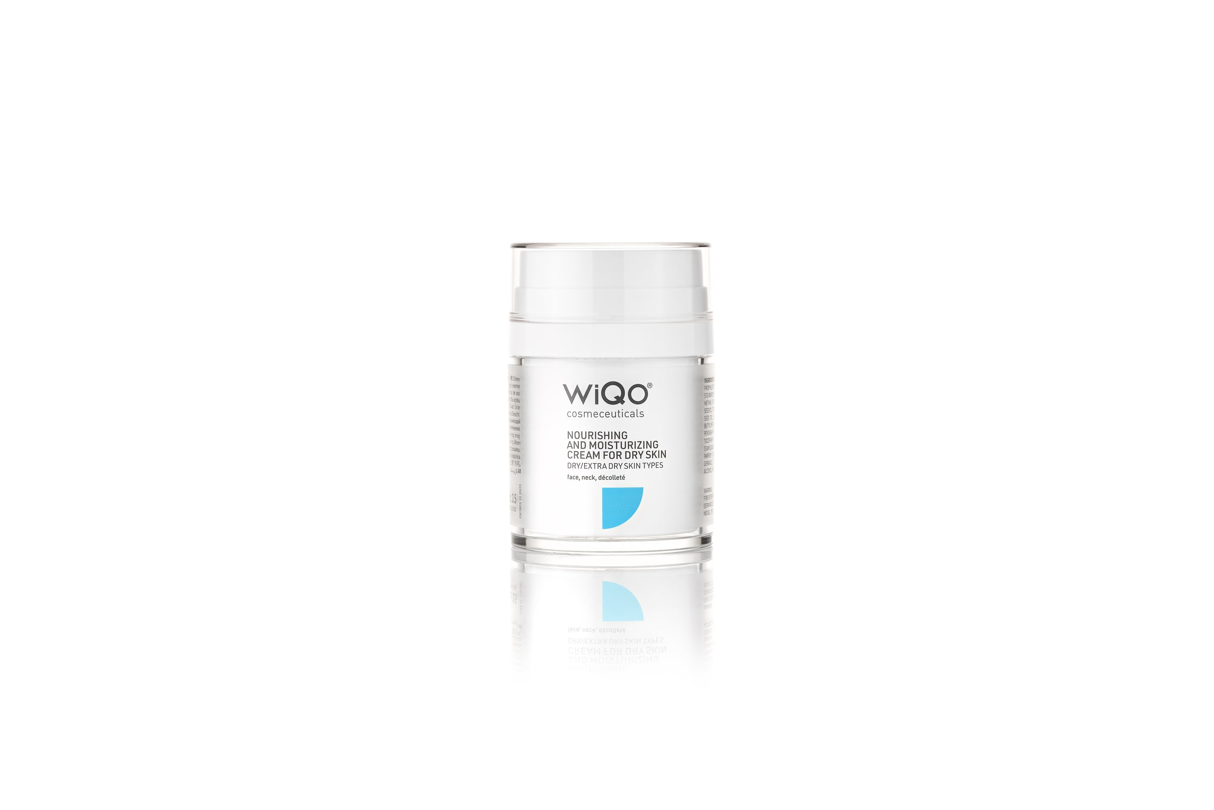 WiQo Nourishing and Moisturizing Cream for Dry Skin, 100 ml, 50 ml
