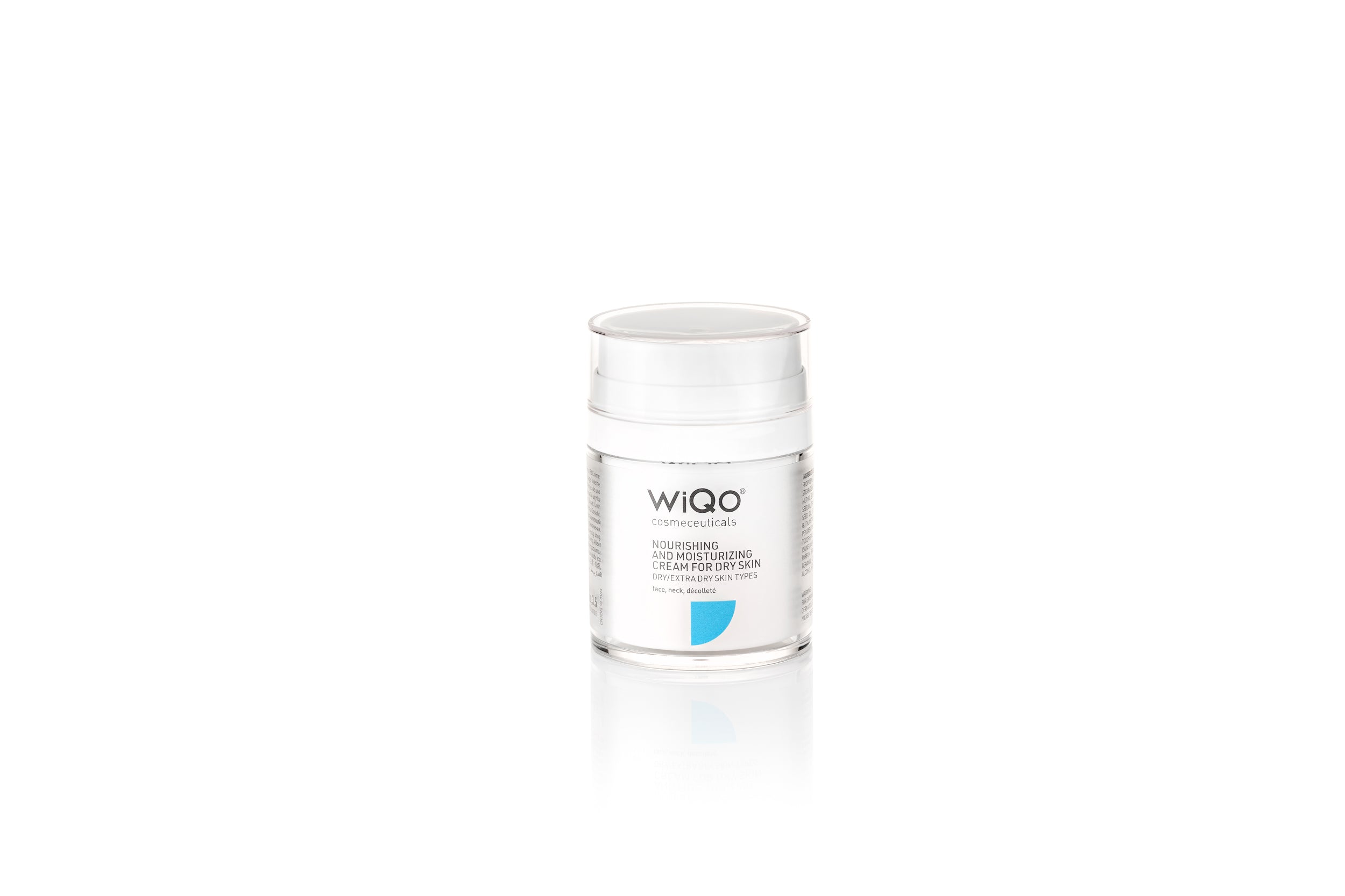 WiQo Nourishing and Moisturizing Cream for Dry Skin, 100 ml, 50 ml